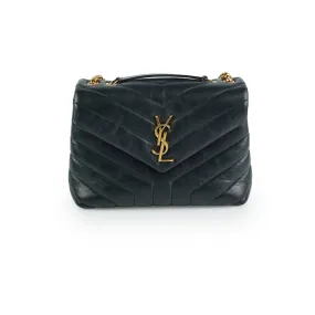 Saint Laurent Small Lou Lou Black Shoulder Bag