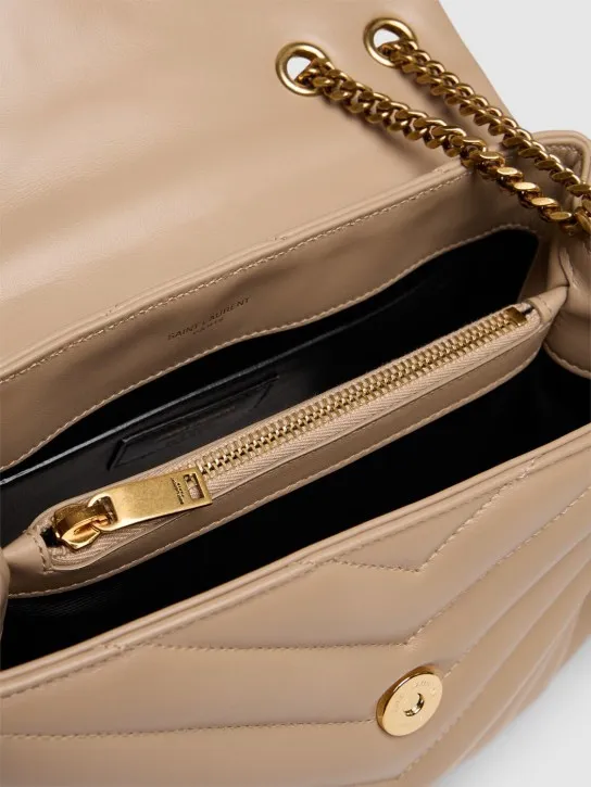 Saint Laurent   Small Loulou leather shoulder bag 