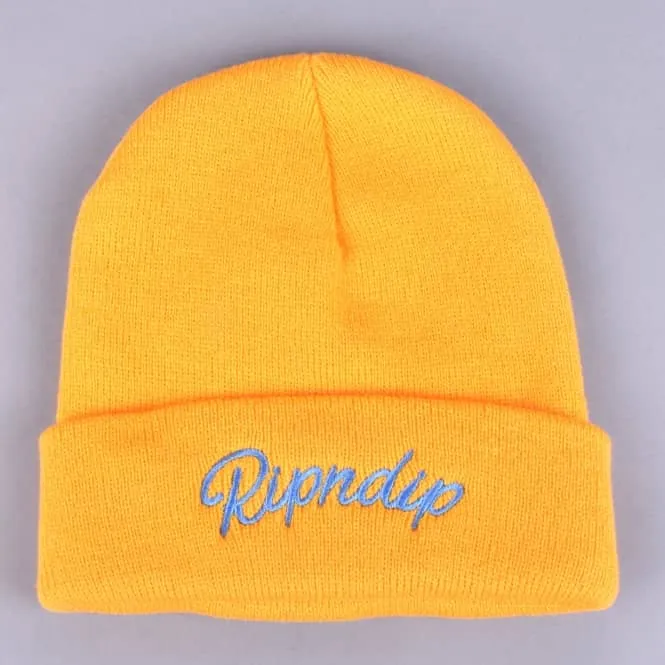 Serpent Rib Beanie - Gold