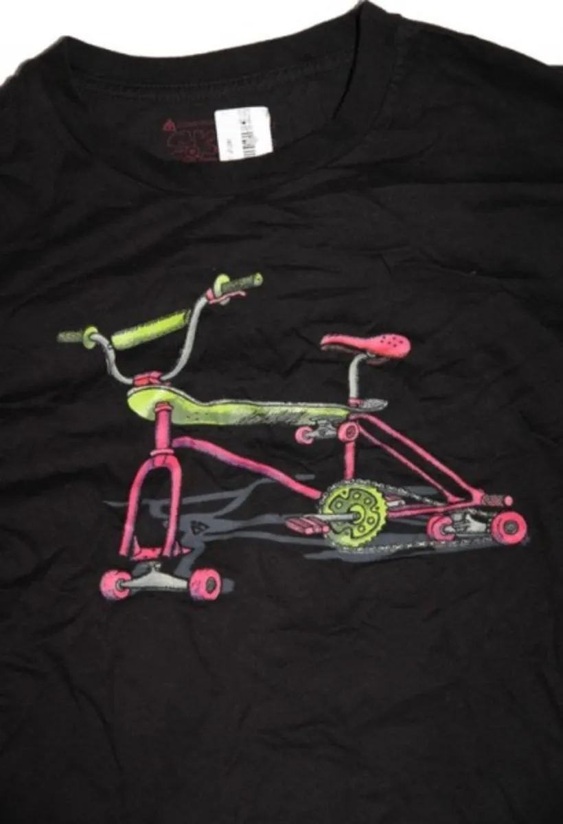 Skatebikes  Skateboard T-Shirt  Black/cycle