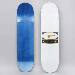 Skateboard Cafe 8.25 Trumpet Logo Skateboard Deck White / Gold