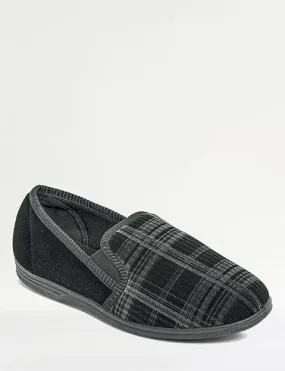 Standard Fit Velour Slipper