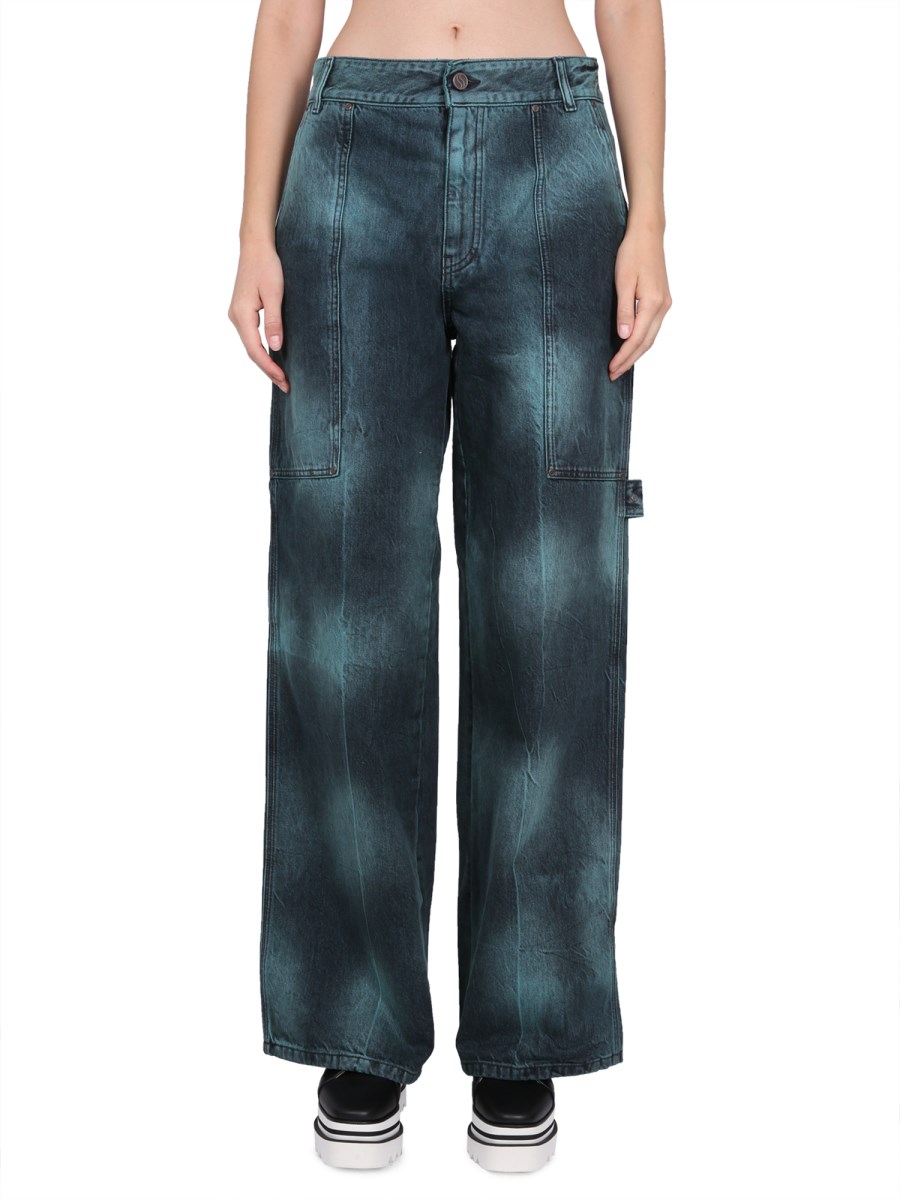 STELLA McCARTNEY    WORKWEAR JEANS TIE DYE