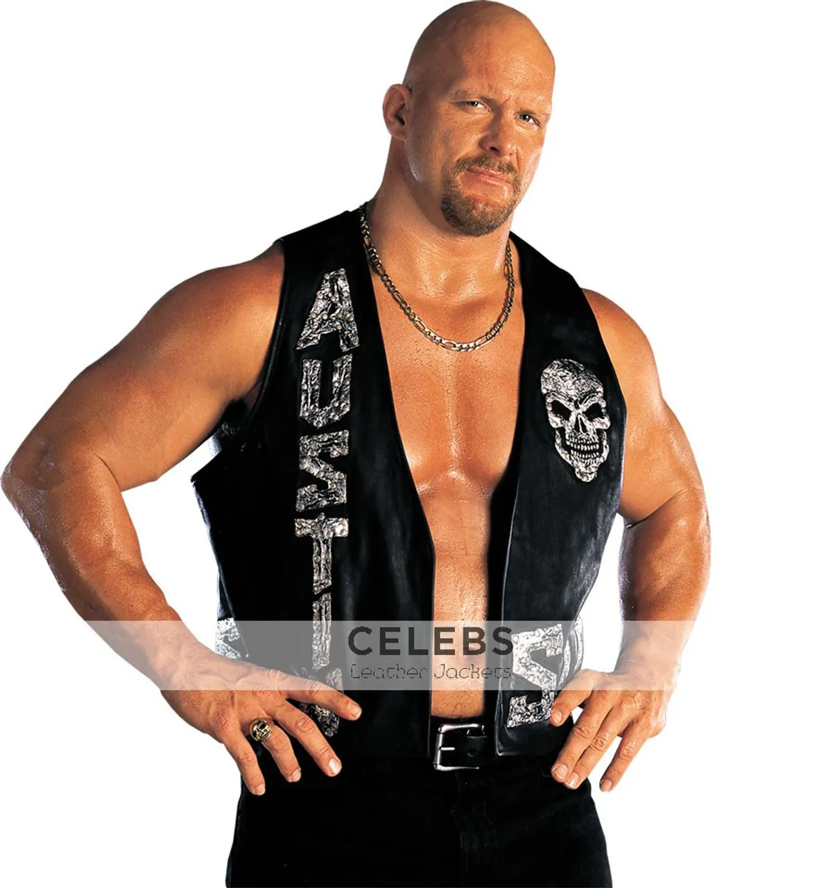 Stone Cold Steve Austin Leather Vest