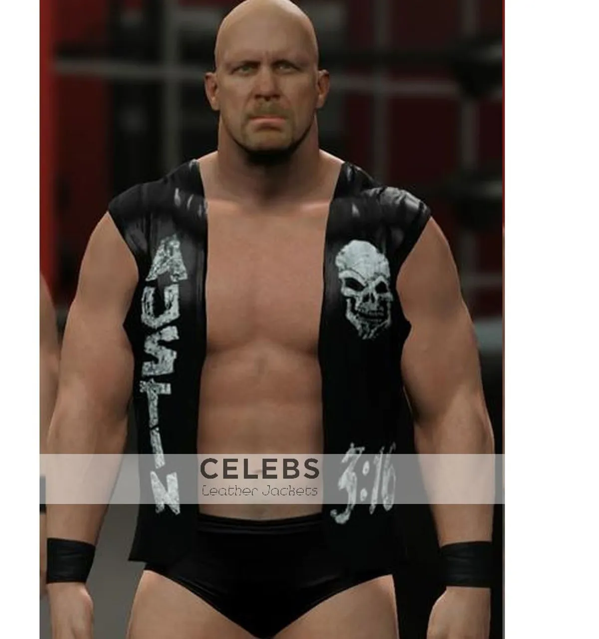 Stone Cold Steve Austin Leather Vest