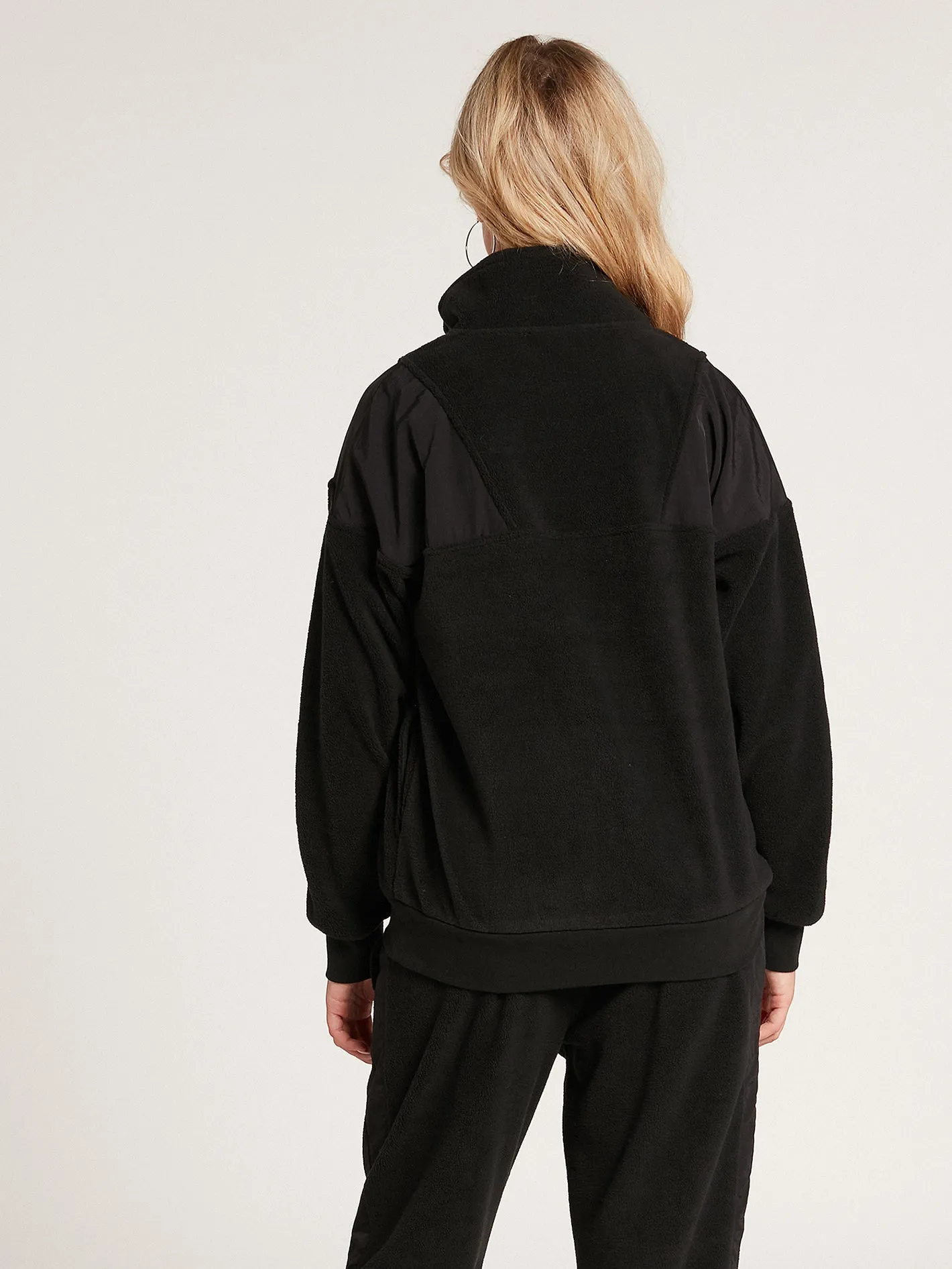 Street Stone Fleece Quarter Zip - Black