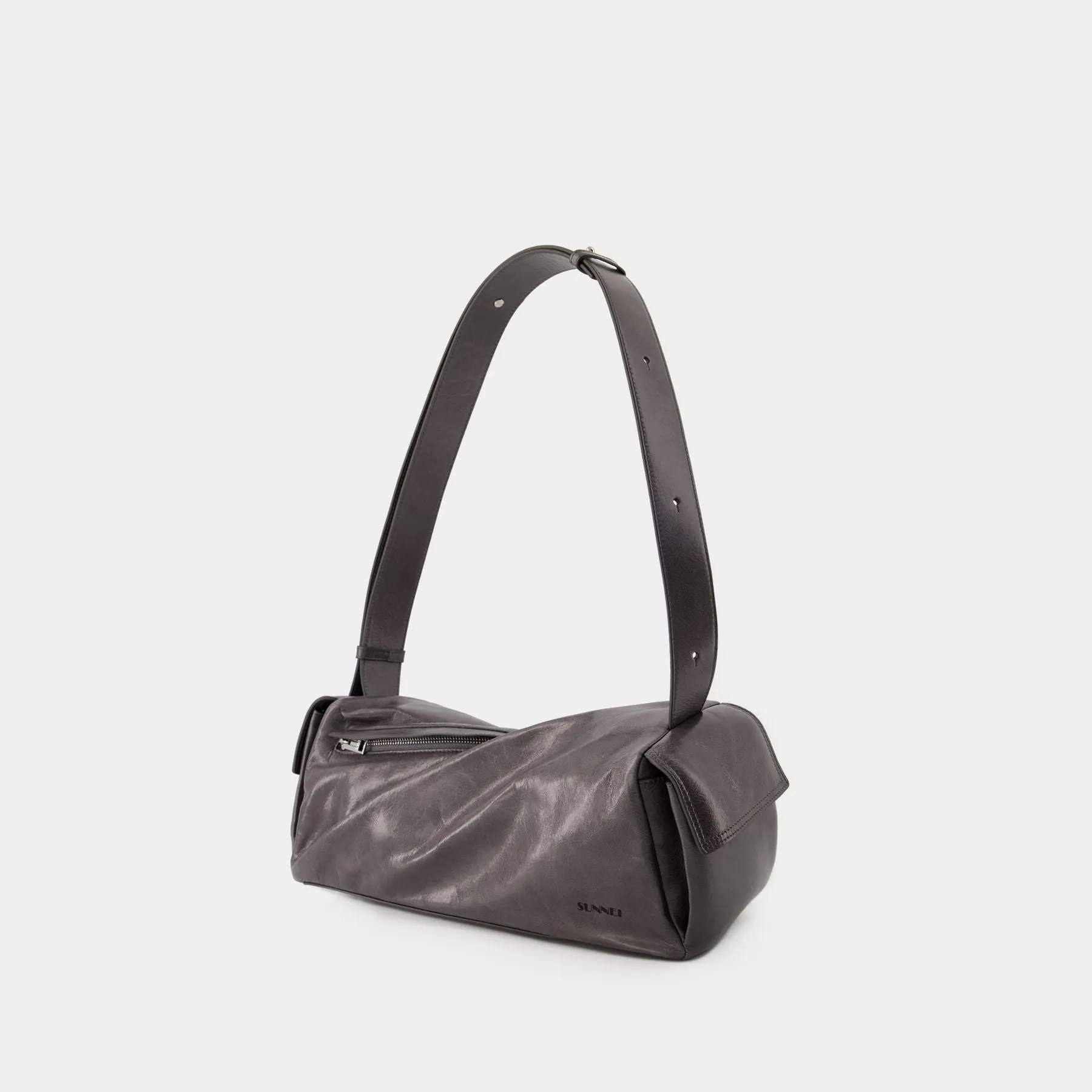 Sunnei  Shoulder Bag Labauletto - Sunnei - Leather - Grey