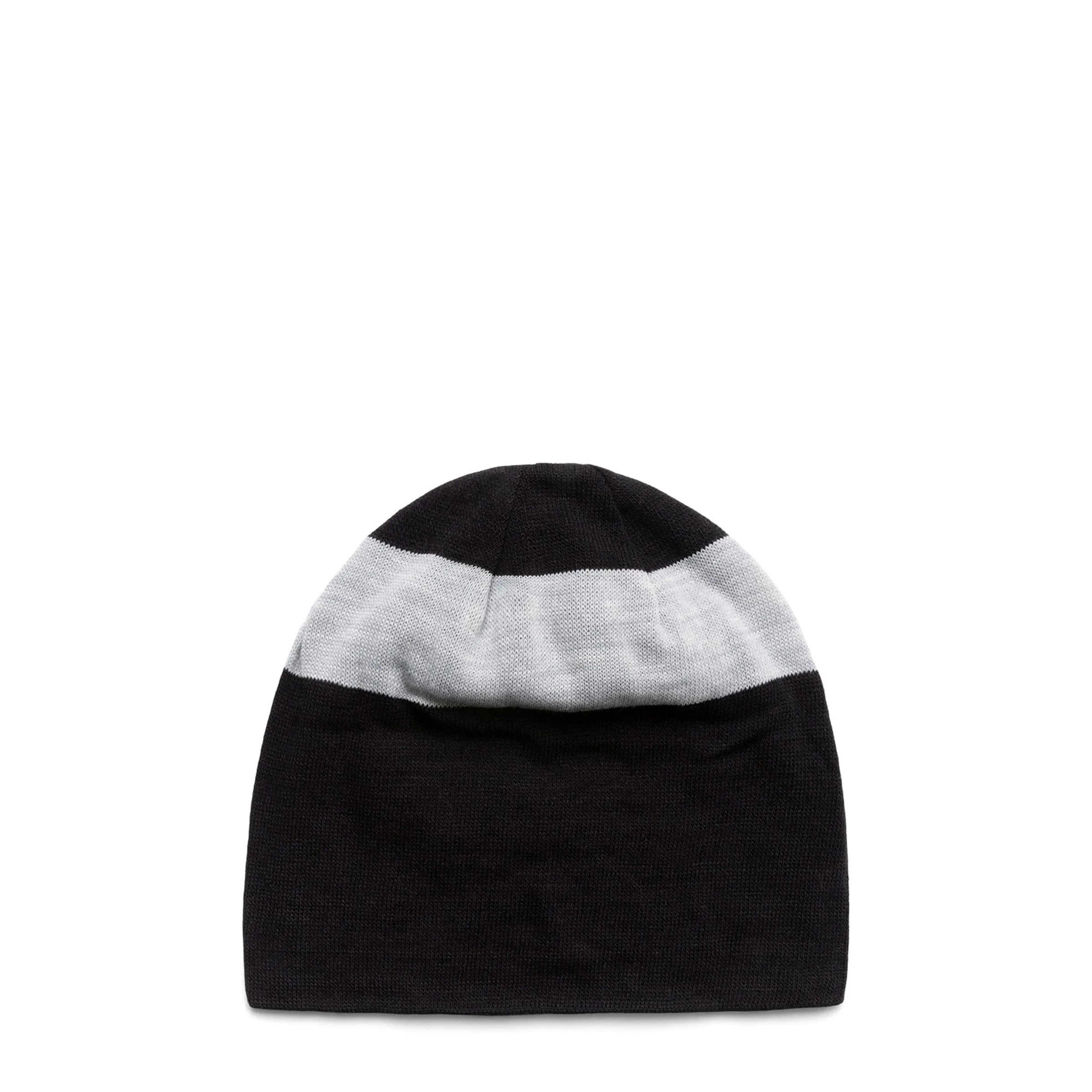 T KNIT BEANIE BLACK/GRAY | Bodega