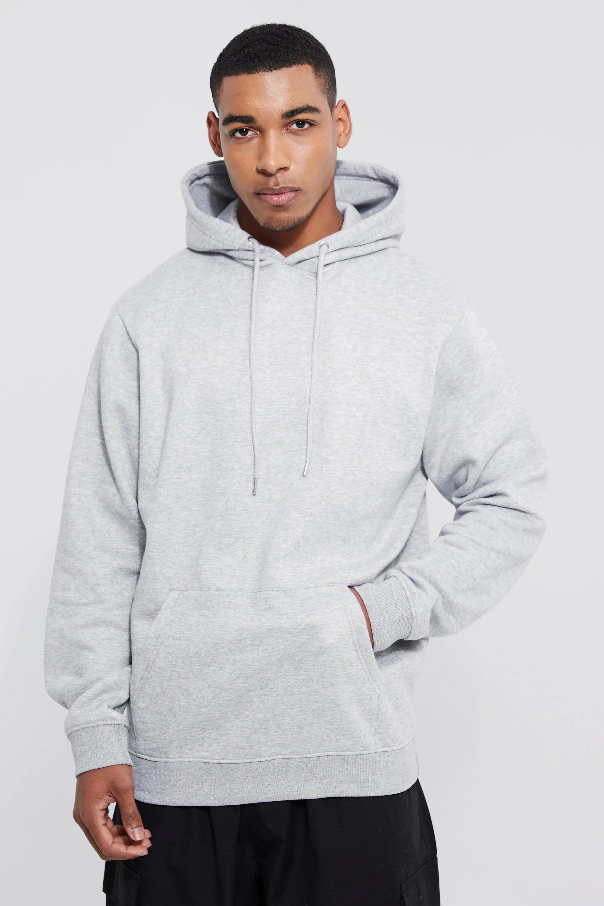 Tall Basic Over The Head Hoodie | boohooMAN UK