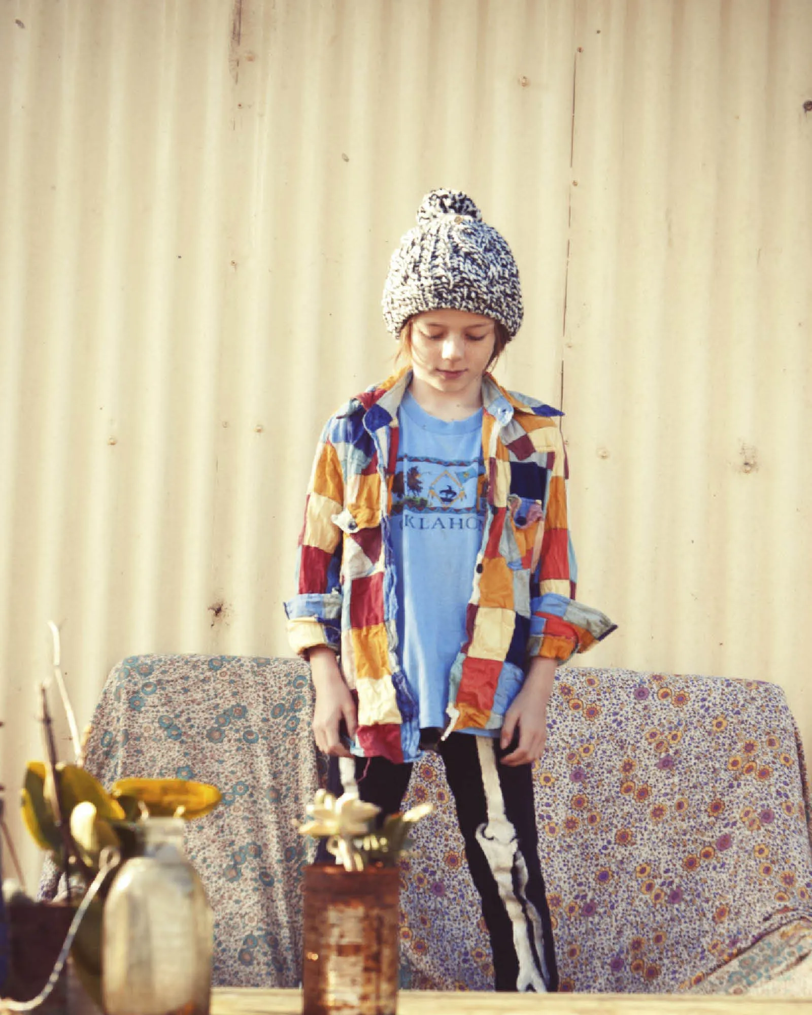 The Consciousness Beanie - KIDS - Rust Marl