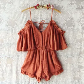 The Drifter Romper in Rust