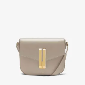 The Small Vancouver Smooth Leather Bag - Taupe