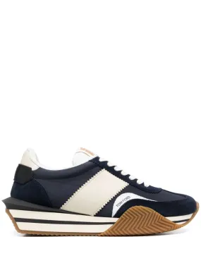 Tom Ford    Tom Ford James Suede And Technical Fabric Sneakers