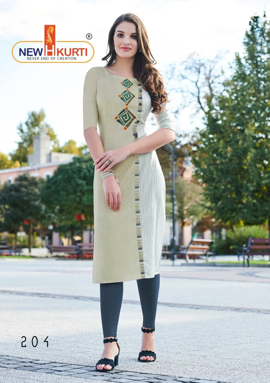 Tunic House Presents Navika Rayon Printed Casual Wear Kurtis Collection