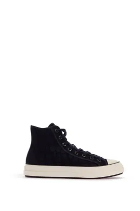 Valentino Garavani    Valentino Garavani Totaloop Toile Iconographe High Top Sneakers