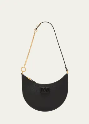 Valentino Garavani VLOGO Mini Leather Hobo Bag