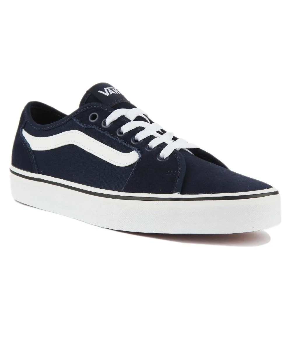 VANS Filmore Decon Suede Trainers Dress Blue White