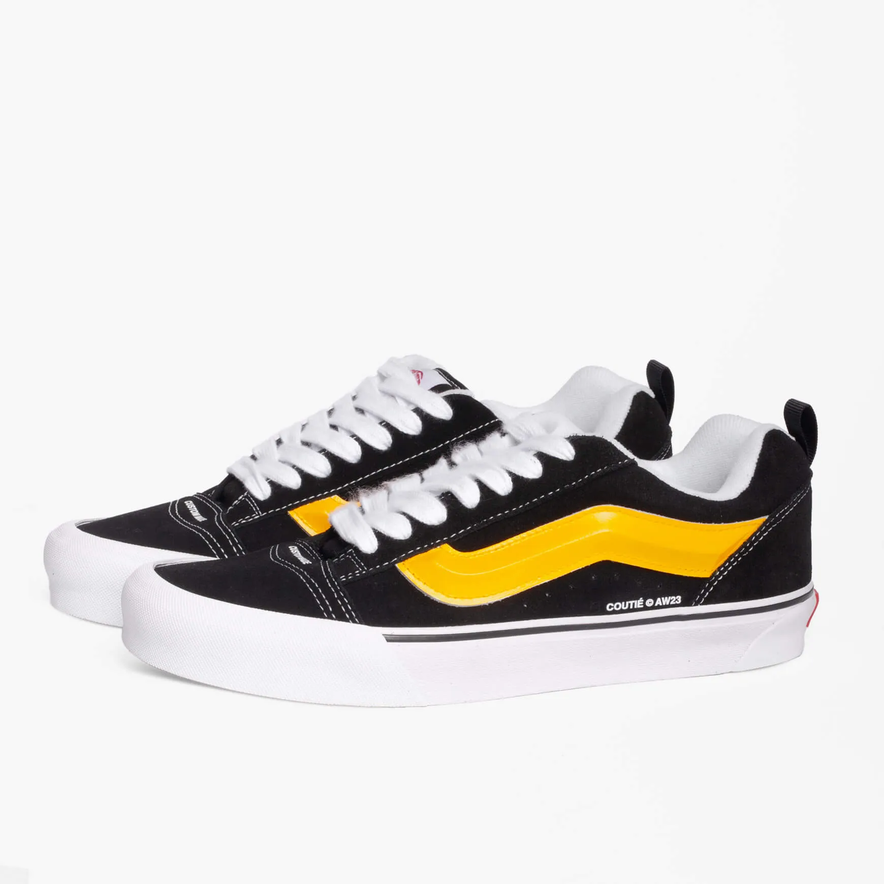 Vans Knu Skool Leather Custom Made Black/White