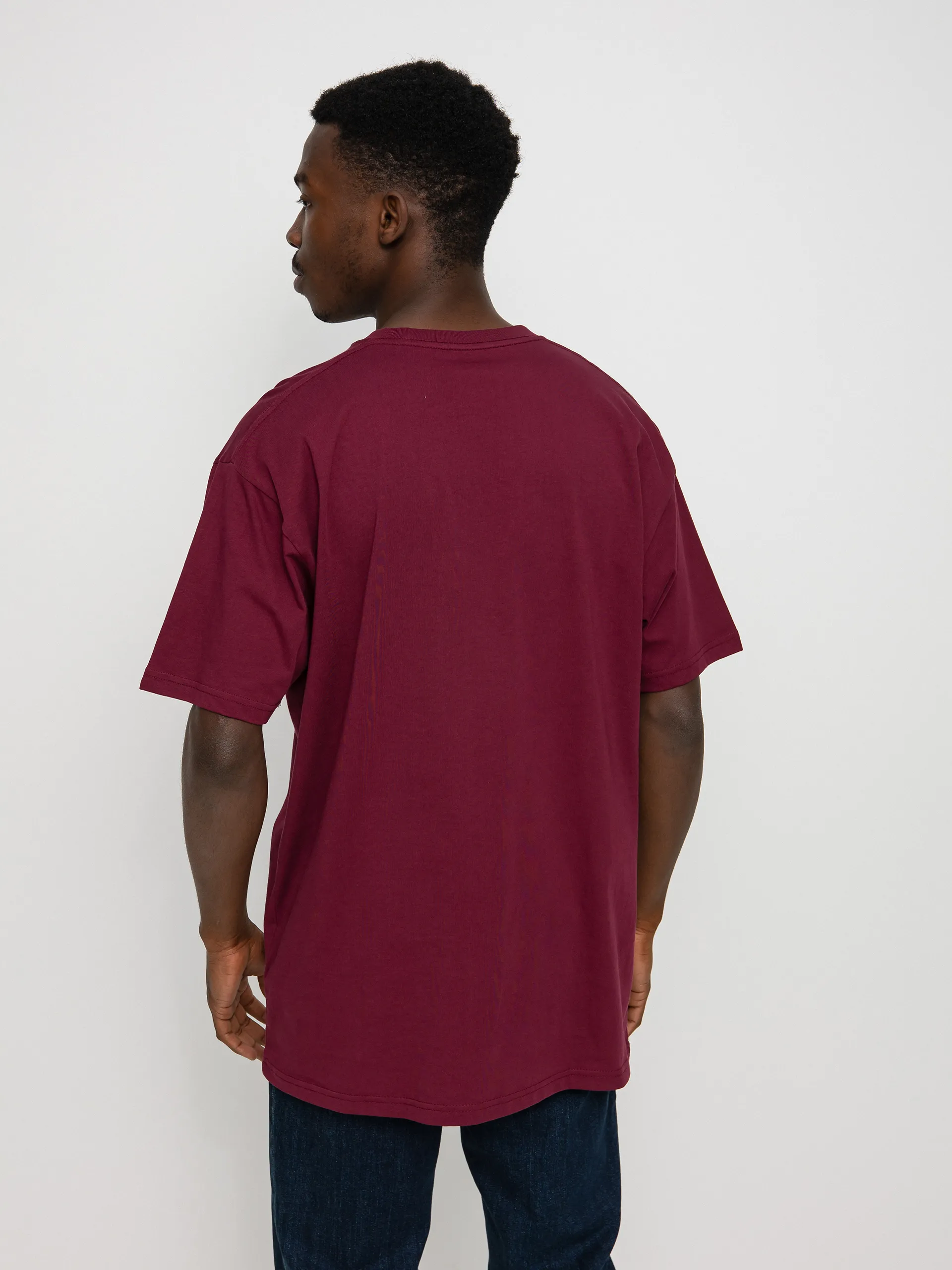 Vans Left Chest Logo T-shirt (burgundy)