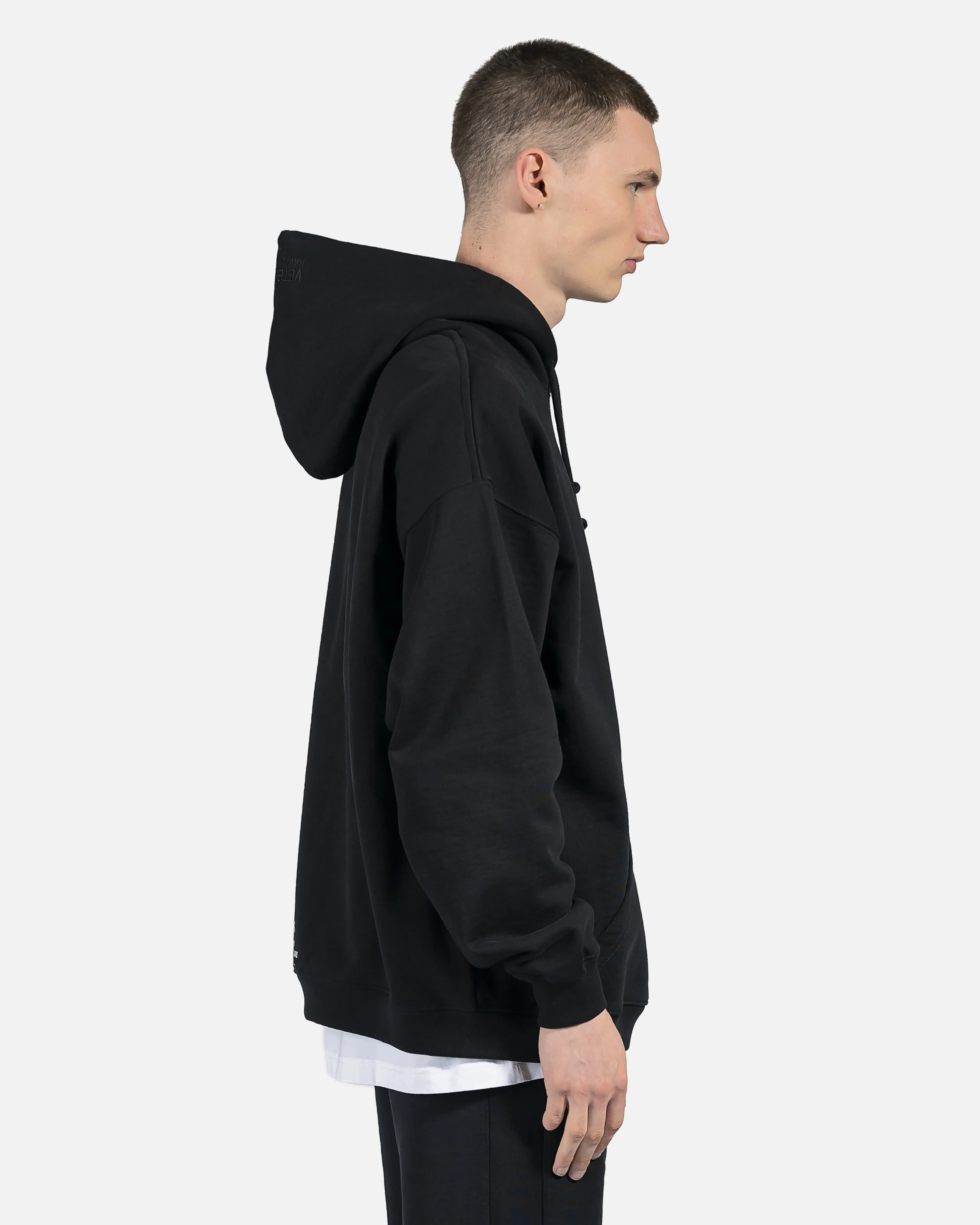 VETEMENTS Maison De Couture Logo Hoodie in Black