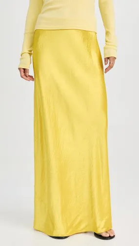 Vince   Satin Maxi Skirt 