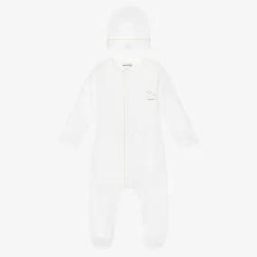 White Lamb Babygrow & Hat Set