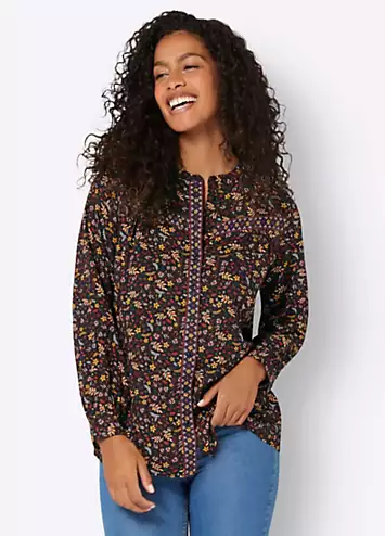 Witt Patterned Long Sleeve Tunic | Kaleidoscope