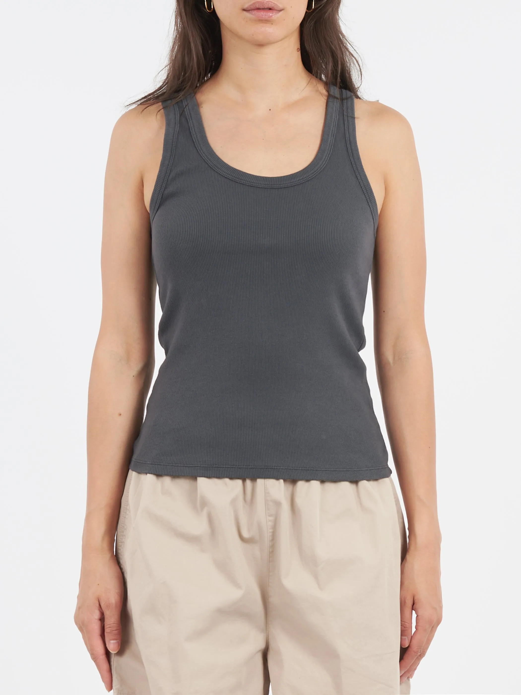 Women Organic Rib Tank Top