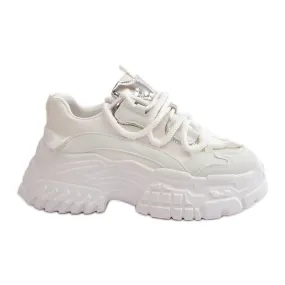 Women's Sneakers On A Massive Sole White Nevela