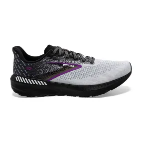 Women's Launch GTS 10 Running Shoe - Black/White/Violet - Wide (D)