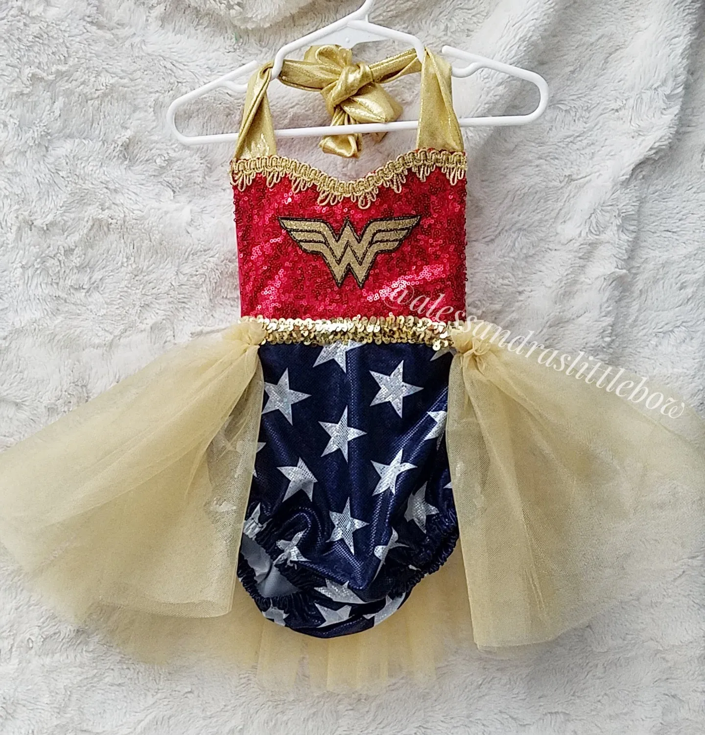 Wonder Woman Tutu Romper