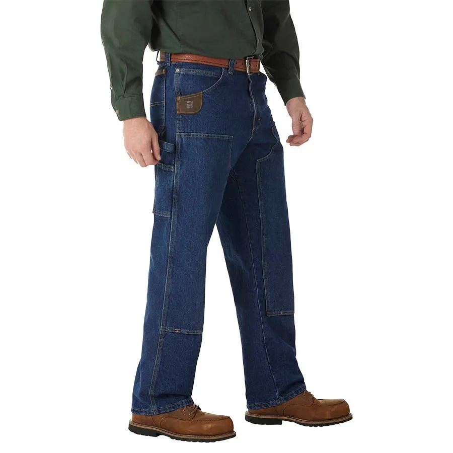 Wrangler Men's Riggs Workwear Utility Double Front Relaxed Fit Jeans - Denim