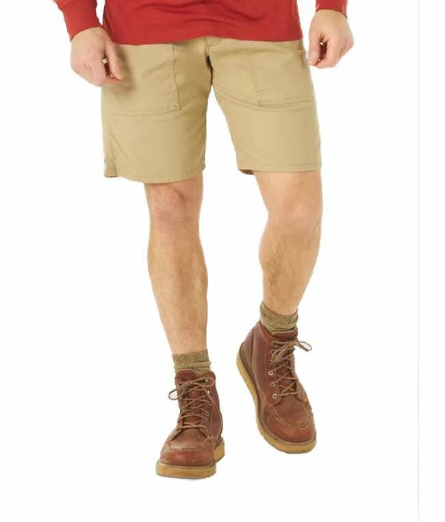 Wrangler Men's Riggs Workwear Regular Fit Work Short in Golden Khaki