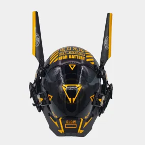 Yellow Cyberpunk Helmet