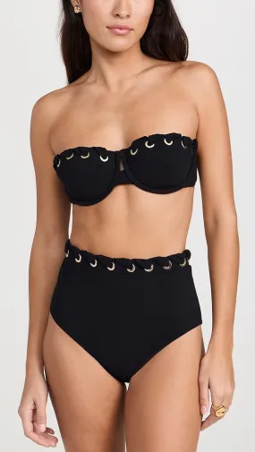 Zimmermann   Alight Eyelet Balconette Bikini Top 